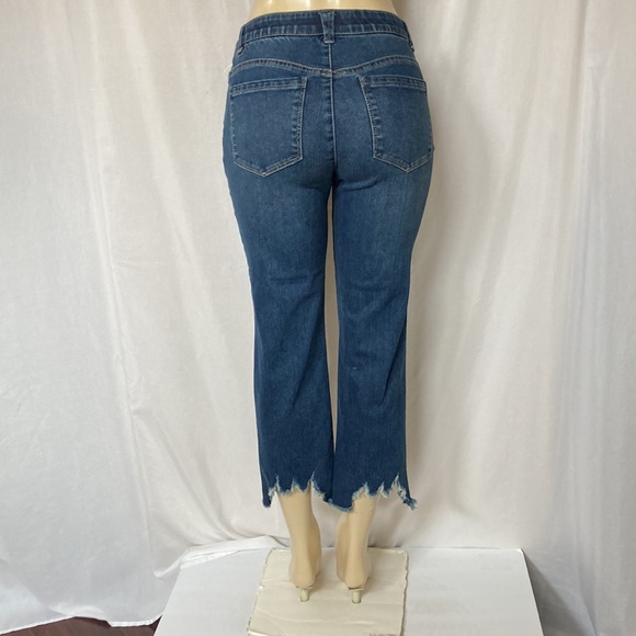 DEMOCRACY Jean Women’s Tummy Control Size 6 Chew Hem Straight Leg NWOT - Picture 6 of 9